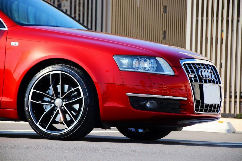  super rare! Canyon red beige leather beautiful A6 Avante 3.2FSI quattro new goods 19 -inch tire wheel S6 grill inspection 31 year 6 month 