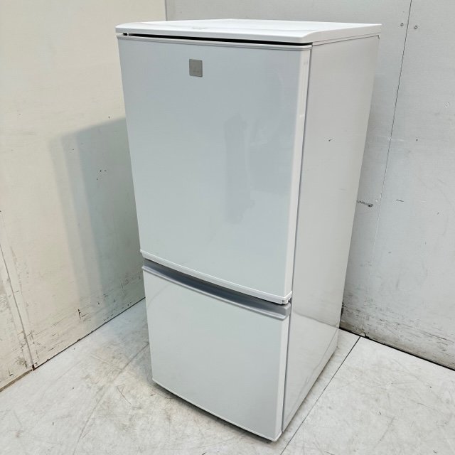 殿堂 シャープ/SHARP 2ドア冷凍冷蔵庫 SJ-14E5-KW 2017年製