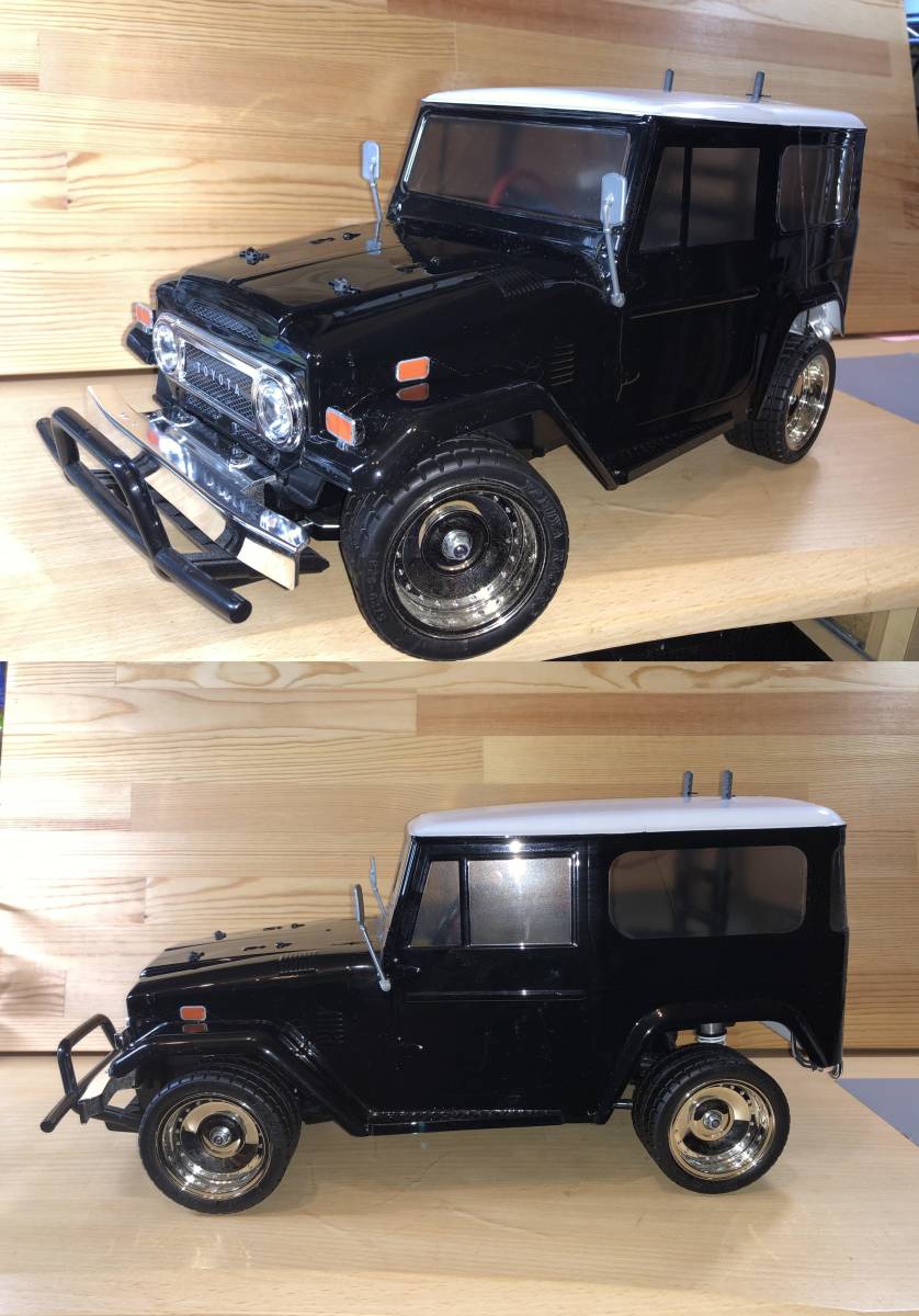 TAMIYA CC-01CHASSIS LAND CRUISER40塗装済みボディ 組立品