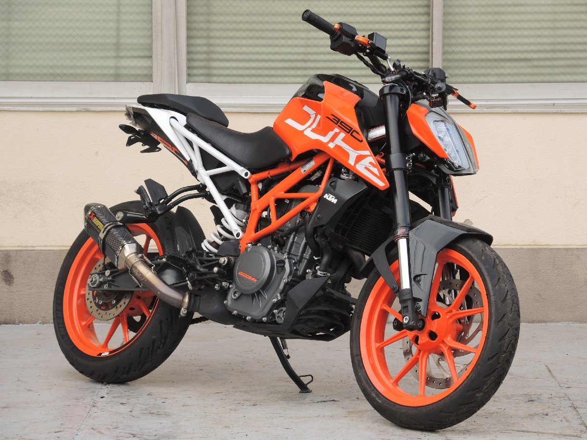 80【評価S】 KTM 390 DUKE デューク 実動 純正 フロント アンダー トレイ バッテリー インナー カウル JP181002_画像5