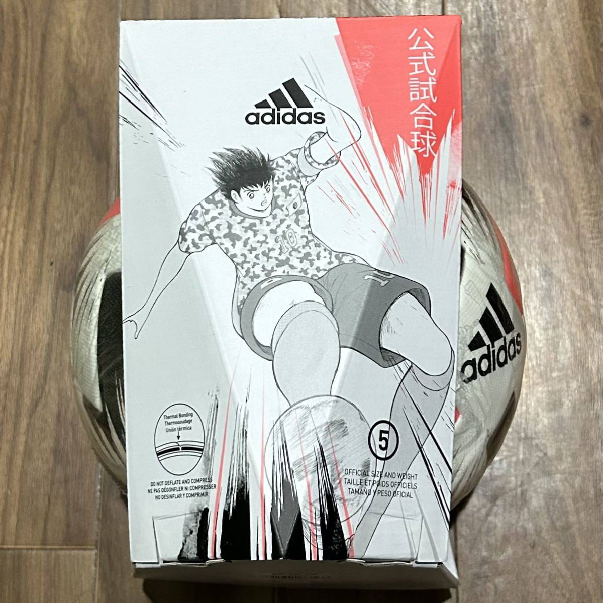 【入手困難】即決！アディダス adidas ツバサ プロ TSUBASA × キャプテン翼 スペシャルエディション 公式試合球 サッカーボール 5号球_画像2