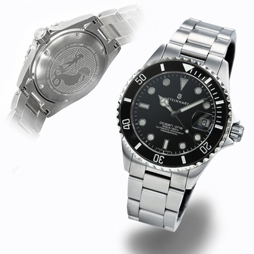スタインハートSteinhart OCEAN ONE 39 BLACK ダイバーズウォッチ