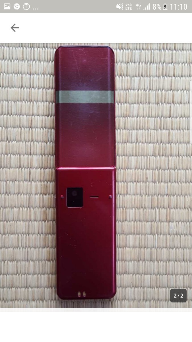 SIMフリー 美品 F-05G docomo ドコモ 赤 レッド ガラケー 携帯 SIMフリー 美品 F-05G docomo ドコモ 赤 レッド ガラケー 携帯