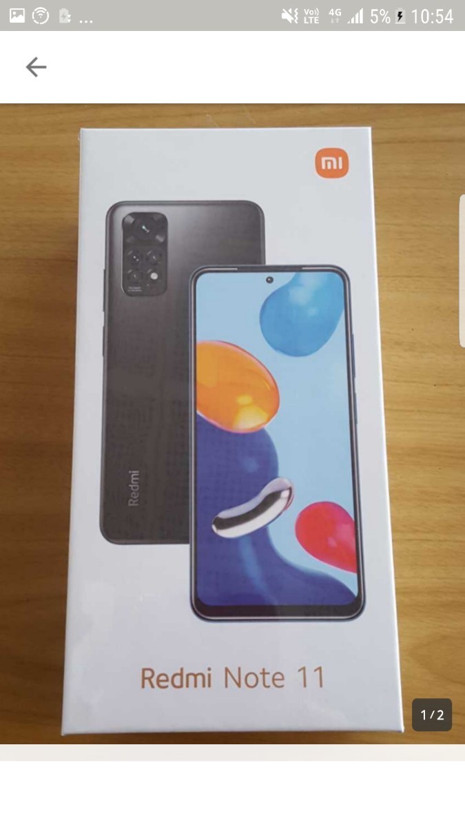 新品未開封未使用】Xiaomi Redmi Note 11 (グラファイトグレー/64GB