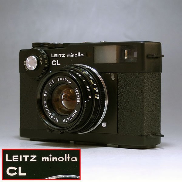 おたからや】1円~◇LEITZ minolta CL+MINOLTA M-ROKKOR-QF 1:2 f=40