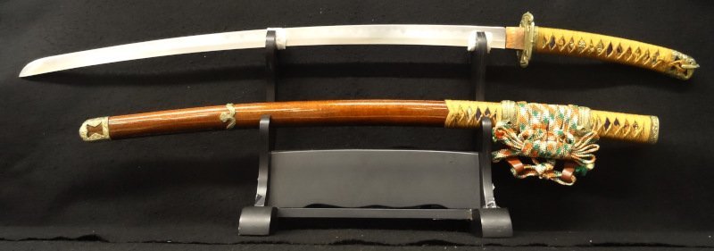 オンラインショップ】 1円~N-4365 模造刀 全長 104cm 刀身74cm