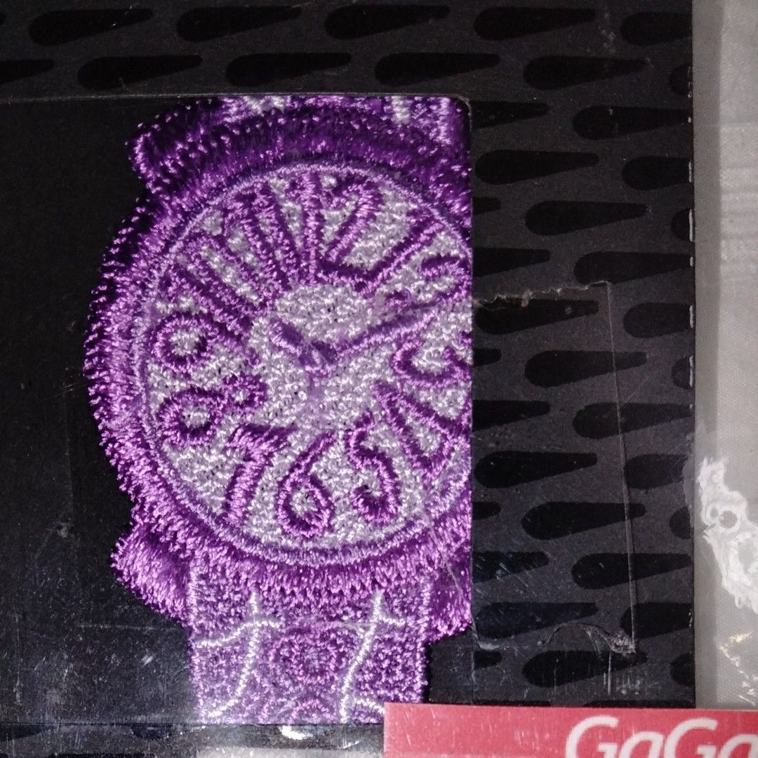 GaGa MILANO 「レースブレスレット」ユニセックス　フリーサイズ　パープル　イタリア製　バンドメイド　腕時計型アクセサリー
