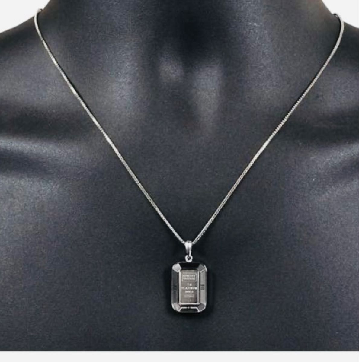 最終売り切り特価価格!Pt999.5 リバティインゴット 純プラチナ ペンダントトップ k18WGバチカン1.0クリスタルガラス