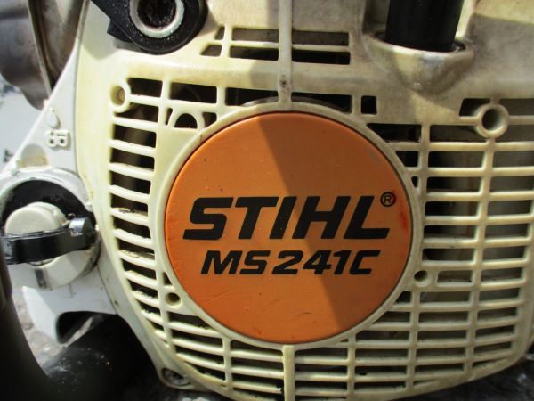 中古 STIHL スチール 42.6cc M-Tronic チェンソー 400mmガイドバー MS241C-M_画像8