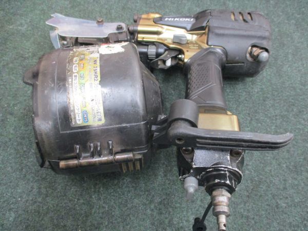 HiKOKI 高圧 75mm 釘打ち機 パワー切替機構付 ロール釘打機 NV75HR2 (S