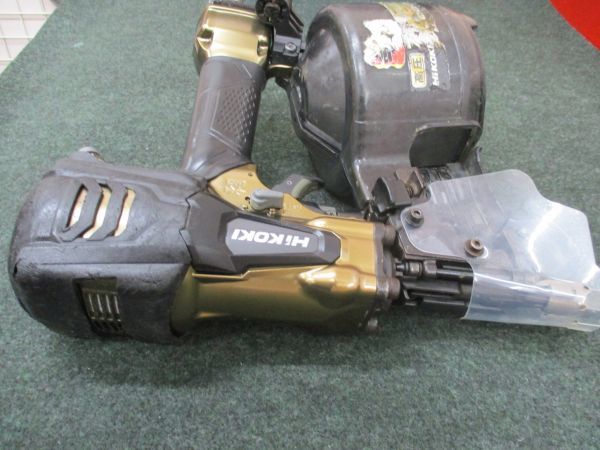 HiKOKI 高圧 75mm 釘打ち機 パワー切替機構付 ロール釘打機 NV75HR2 (S