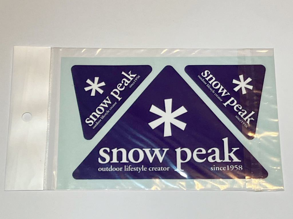  Snow Peak snow peak triangle sticker ②