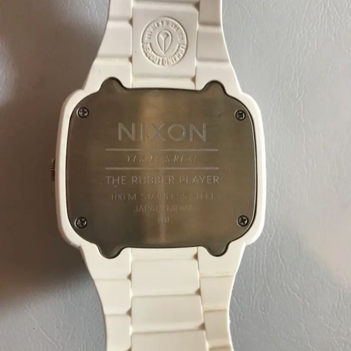 NIXON RUBBER PLAYER WHITE 箱無し 美品