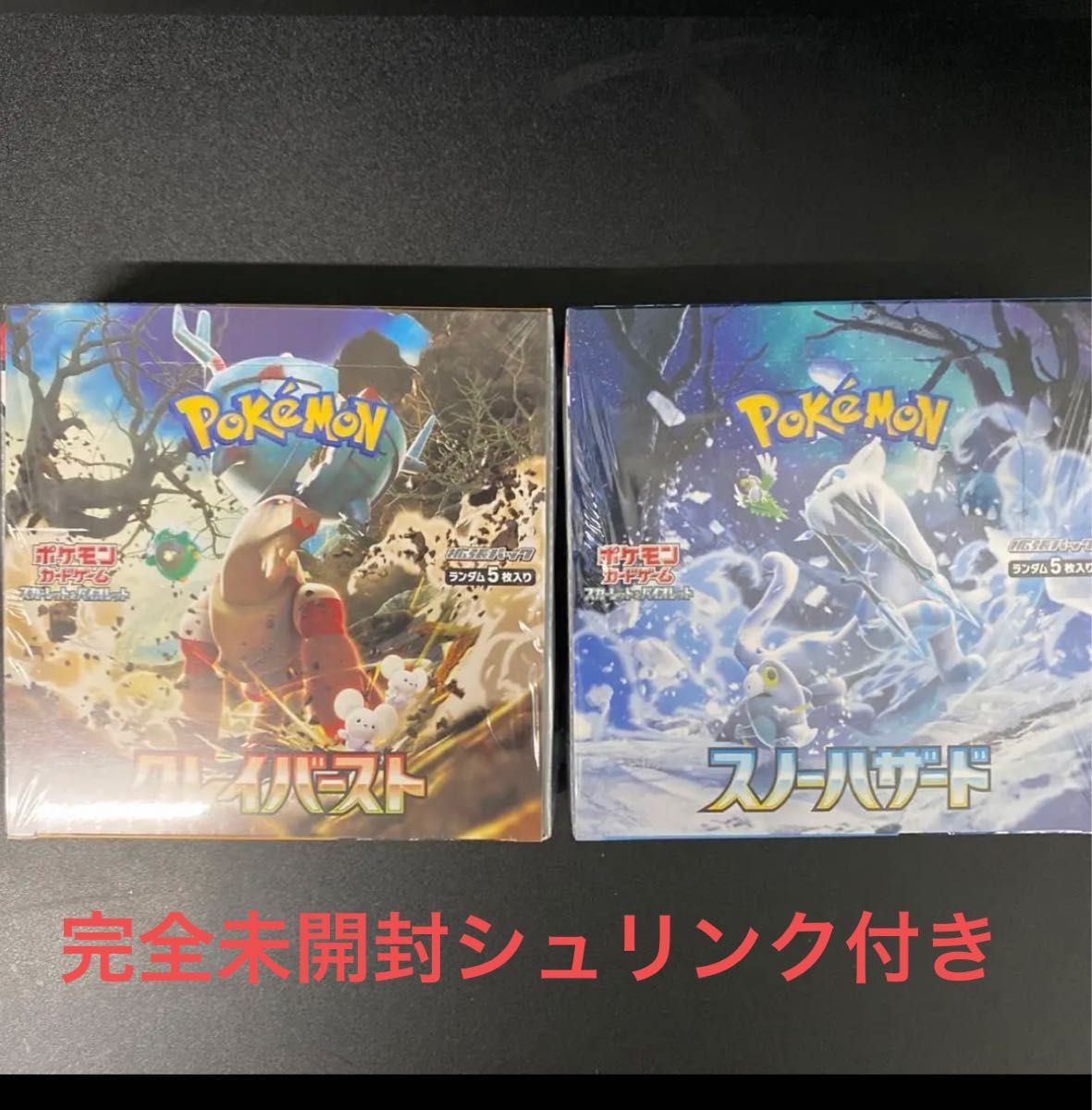 ポケモンカード☆クレイバースト・スノーハザード☆完全未開封