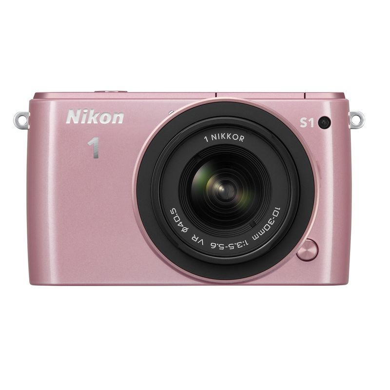 Nikon ミラーレス一眼 Nikon 1 S1 標準ズームレンズキット1 NIKKOR VR 10-30mm f/3.5-5.6付属 ピン