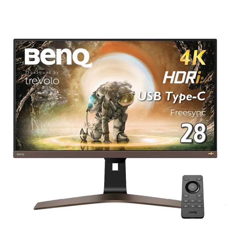 BenQ EW2880U 4K エンターテインメントモニター 28インチ-
