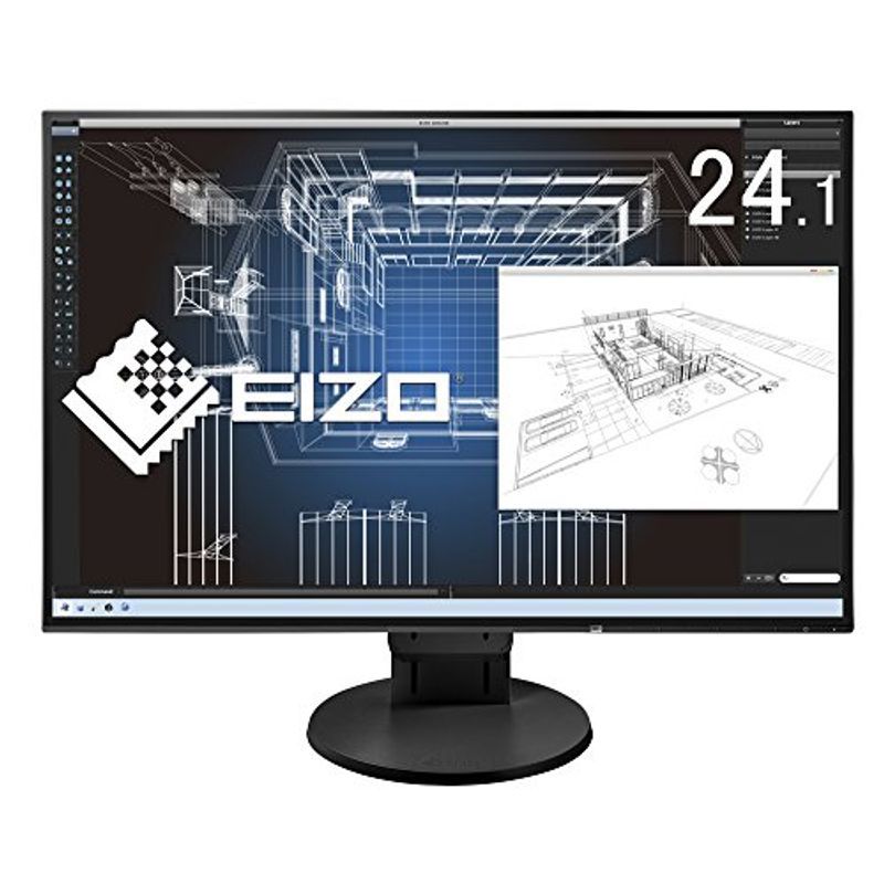 EIZO FlexScan 24.1インチ ディスプレイ モニター (WUXGA/IPSパネル/ノングレア/ブラック) EVのサムネイル