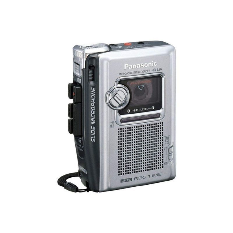Panasonic ミニカセットレコーダー RQ-L26-S(シルバー) 25時間連続録音