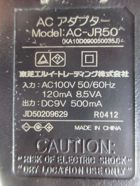 AD32195★ Toshiba ... лоток  ...★AC адаптер ★AC-JR50★ гарантия  включено ！  блиц-цена ！