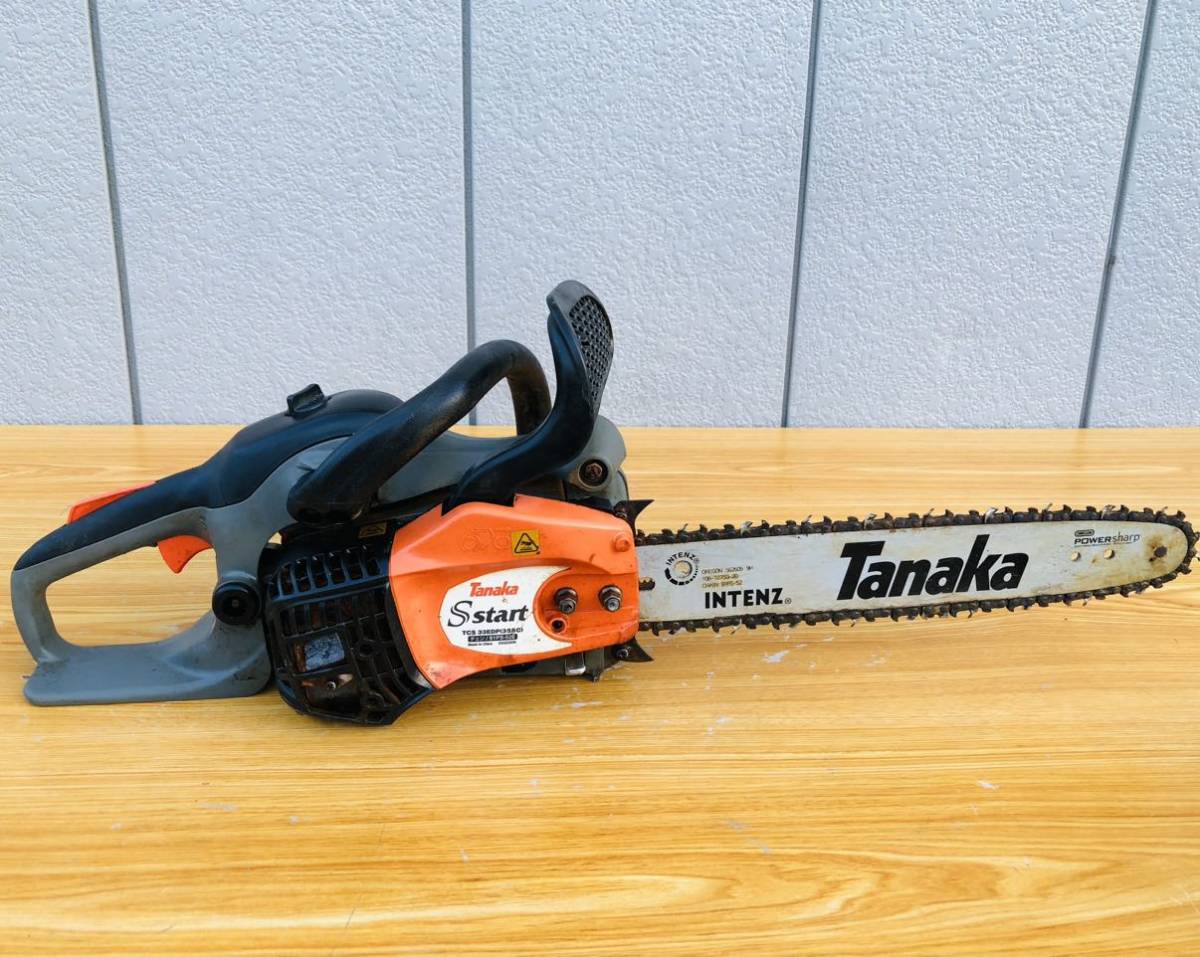 Tanaka タナカ TCS33EDP(35S) エンジンチェーンソー ジャンク品。。_画像1