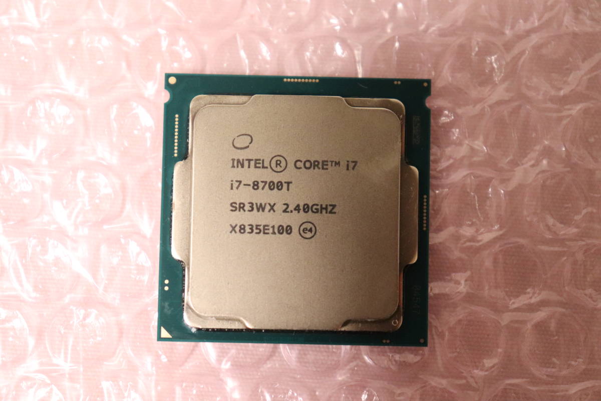 M231. INTEL / Core i7-8700T / 2.40GHz / SR3WX / CPU / 動作確認済み_画像1