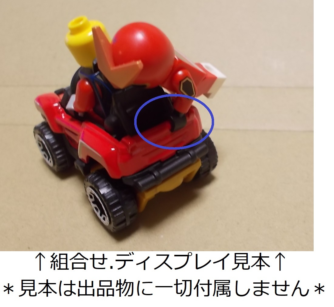 ホットウィール【ボグジラ.赤】Hot Wheels/BOGZILLA/Ride-Ons/レゴ.ミニフィグ.プラキッズ/4WD.バギー？.ミニカー/未開封_画像3