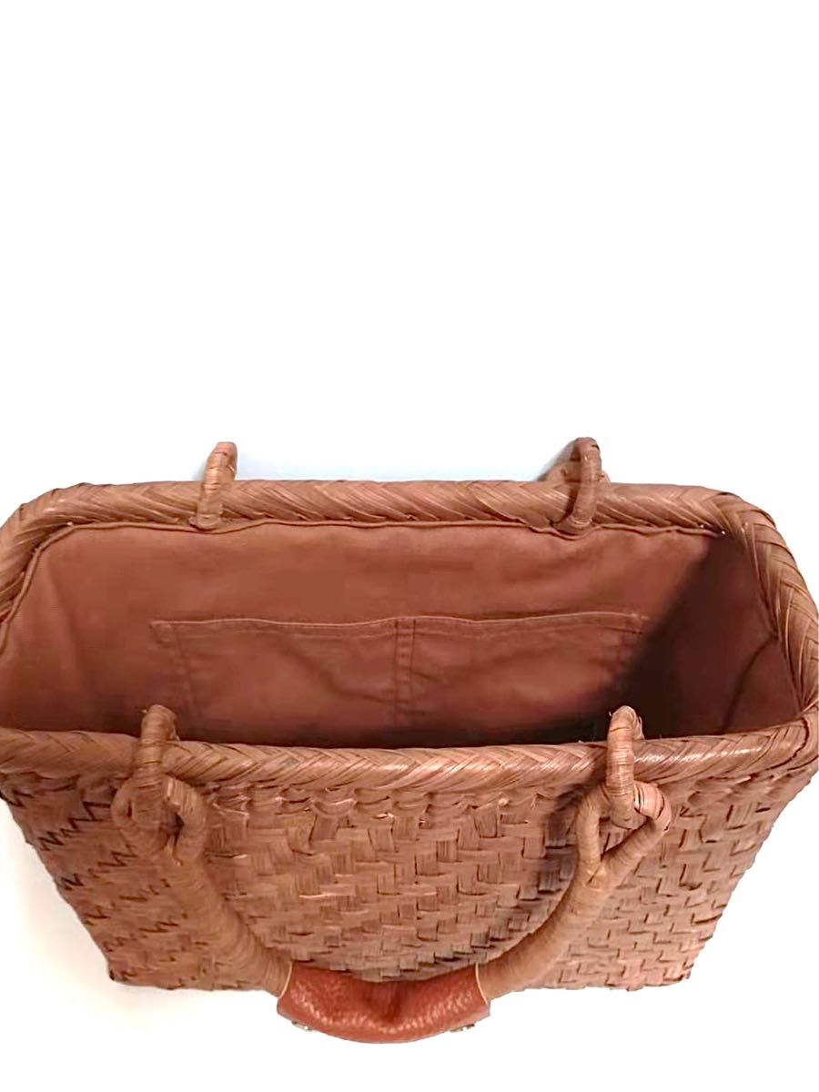 山葡萄バッグ四角形網代 | noonanwaste.com