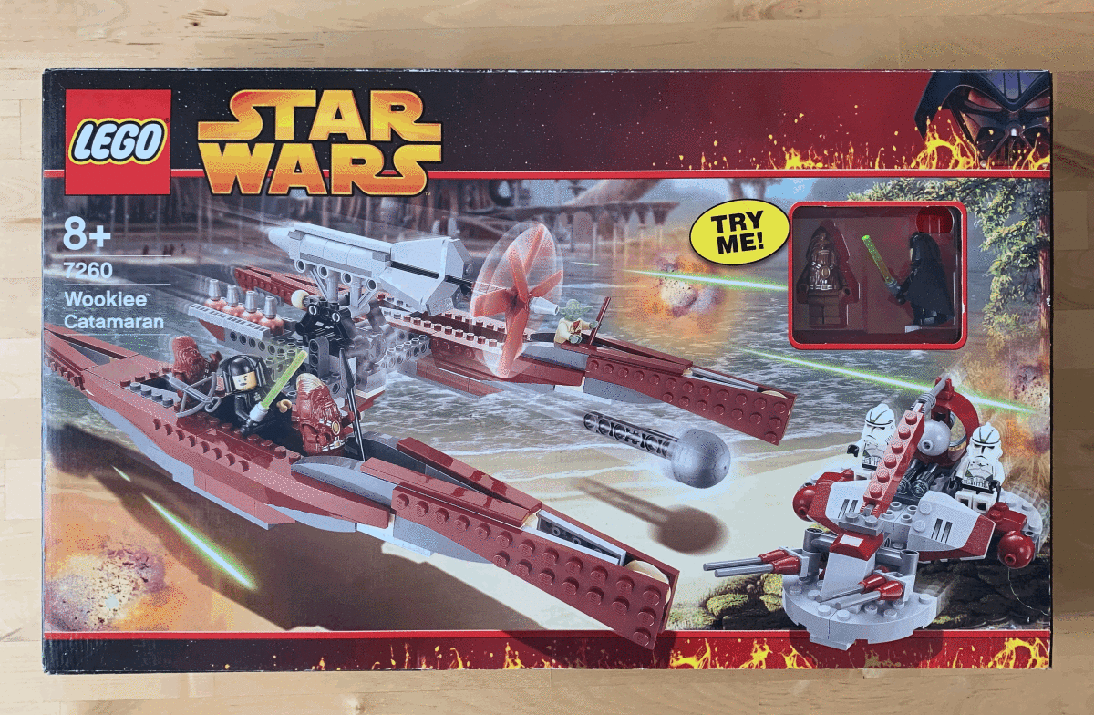 廃盤 LEGO レゴ 7260 スター ウォーズ ウーキーカタマラン Star Wars 