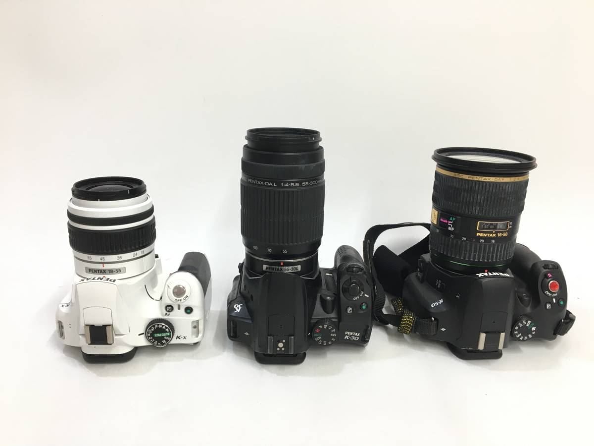 売切り ペンタックスおまとめセット PENTAX K-5 + K-30 + k-50 + 他 レンズ3本 ペンタックス デジタル一眼レフカメラ_画像6