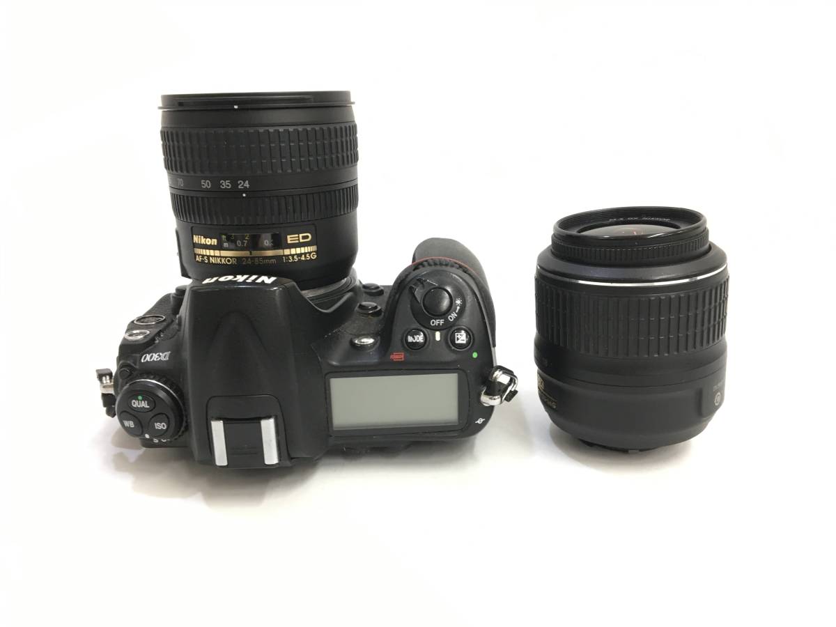 売切り 売切り Nikon D300 + AF-S DX NIKKOR 18-55mm + AF-S NIKKOR 1:3.5-5.6 G VR 24-85mm 1:3.5-4.5 G ニコン デジタル一眼レフカメラ_画像6