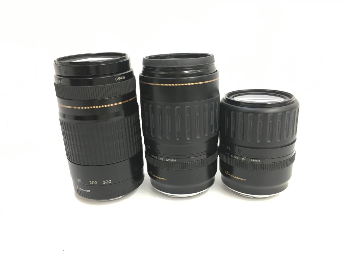 Canon EOS-1 DS ×2 + ZOOM LENS EF 35-135mm 1:4-5.6 +75-300mm 1:4-5.6 + 100-300mm 1:4.5-5.6 キャノン デジタル一眼レフカメラ_画像8