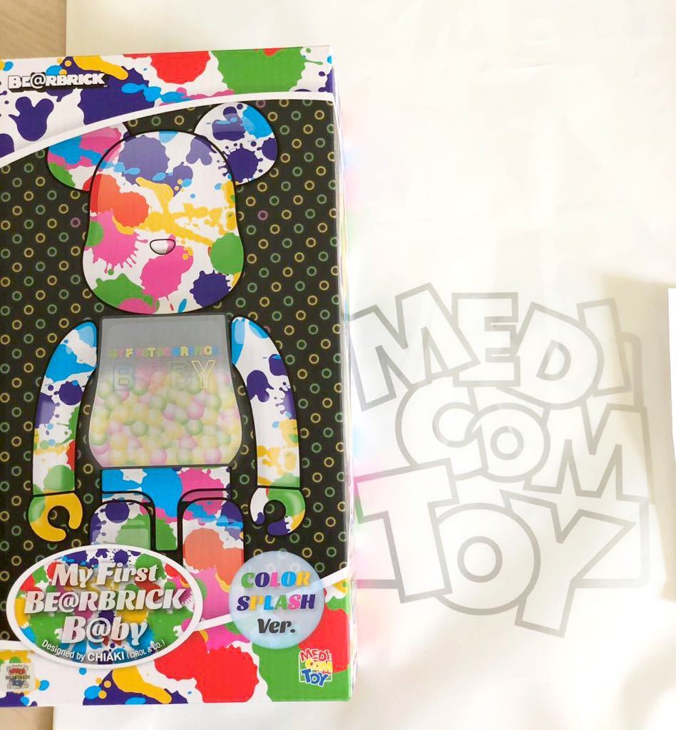 MEDICOM TOY MY FIRST BE@RBRICK B@BY COLOR SPLASH Ver. 400