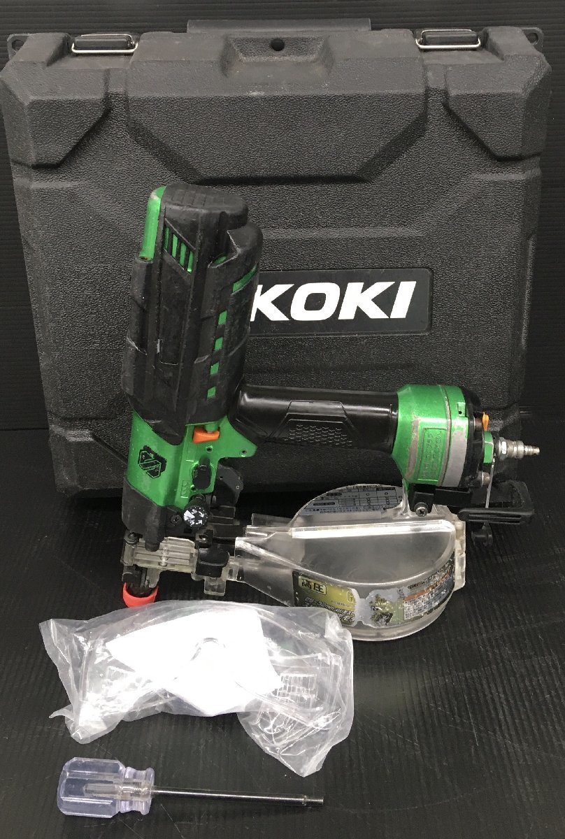 【中古品】★HiKOKI(旧日立工機) 41㎜高圧ねじ打機 スピード優先モデル メタリックゴールド WF4H3(S) ITQ7QW907VGOの画像2