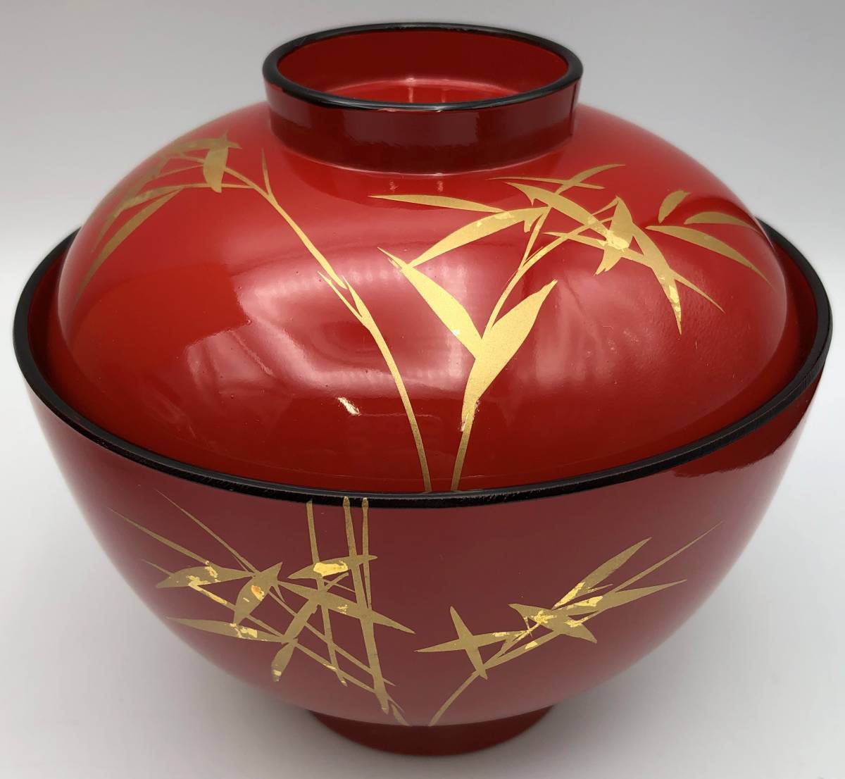 未使用◇耕峰 手描天然木加工品 御吸物椀揃 5客セット 山中漆器 未使用◇耕峰 手描天然木加工品 御吸物椀揃 5客セット 山中漆器
