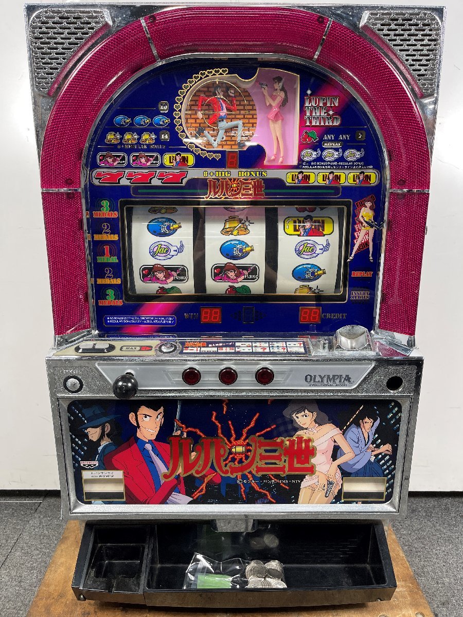 ルパン三世 4号機実機 オリンピア Yahoo!オークション - オリンピア HEIWA ルパン三世 ルパン