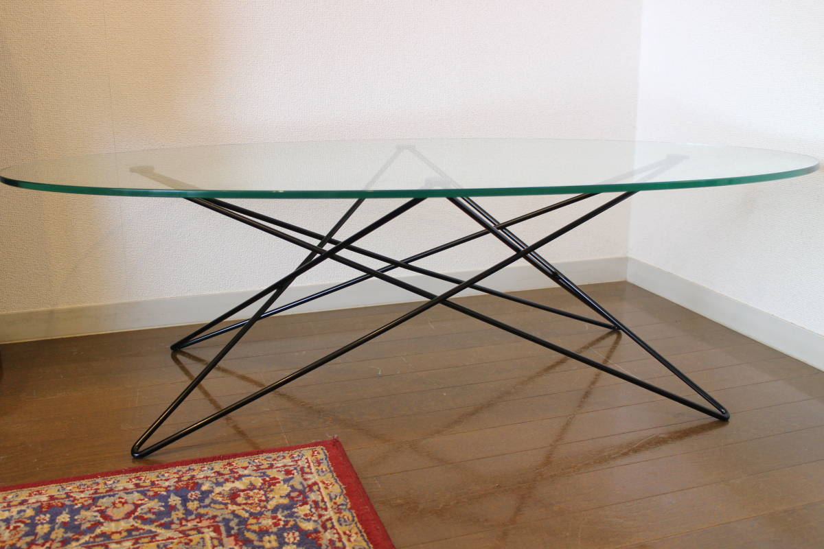 高級 IDEE ガラステーブル O.R.T.F. table モダン ローテーブル 高級 IDEE ガラステーブル O.R.T.F. table モダン ローテーブル