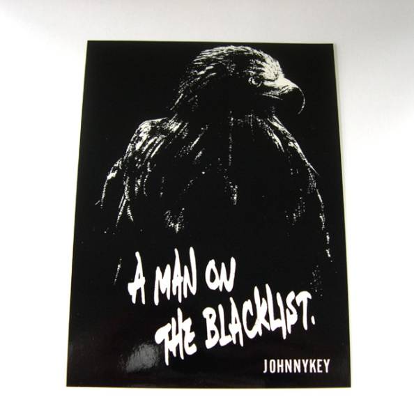 ♪新品♪鷹ステッカー BLACKLIST⑤★ブラック★JOHNNYKEY ジョニーケイ 検ベン ・クーガーの画像1