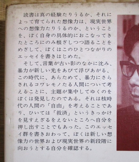  Ooe Kenzaburo [ поломка было использовано как. человек ] монография Showa 45 год 2 месяц первая версия выпуск .. фирма обложка покрытие 