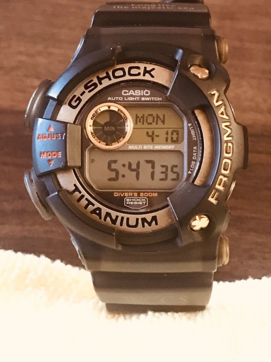 【びっくり市場】１円～　CASIO カシオ G-SHOCK ジーショック FROGMAN フロッグマン DW-9902 クォーツ 腕時計　中古_画像1