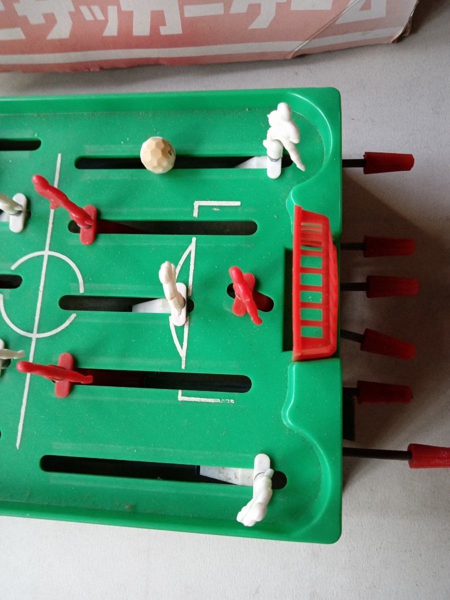 昭和レトロボードゲーム１　ヨネザワのミニミニサッカーゲーム　米澤玩具株式会社製　フットボールゲーム　スポーツゲーム_画像2