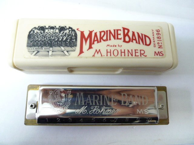 *MARINE BAND Mede by M HONER HOHHNER губная гармоника с футляром 