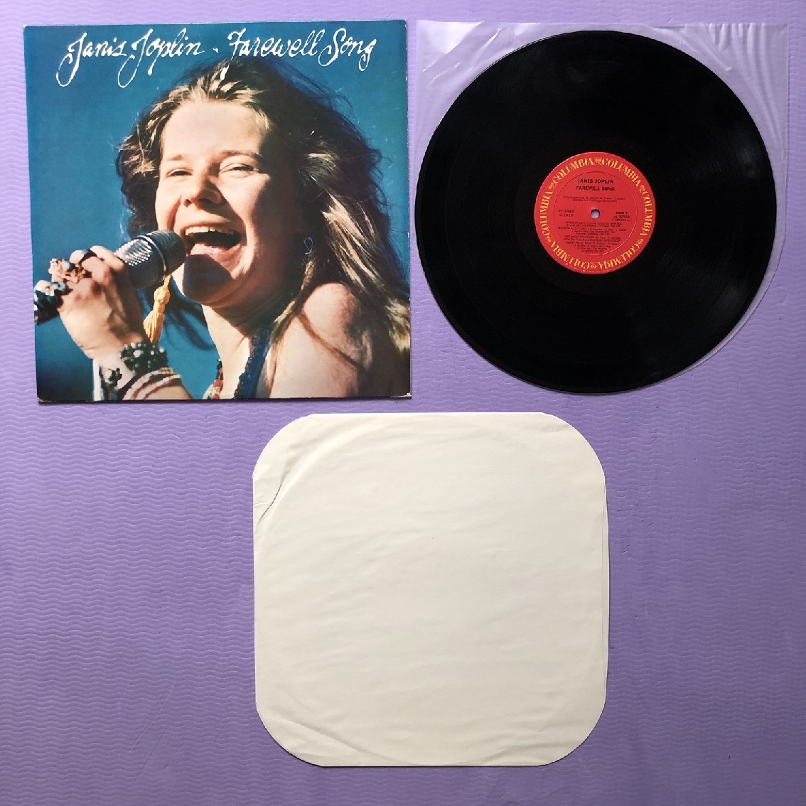美盤 レア盤 ジャニス・ジョップリン Janis Joplin 1982年 LPレコード 白鳥の歌 Farewell Song 名盤 米国盤 Rock Denny Seiwell_画像5