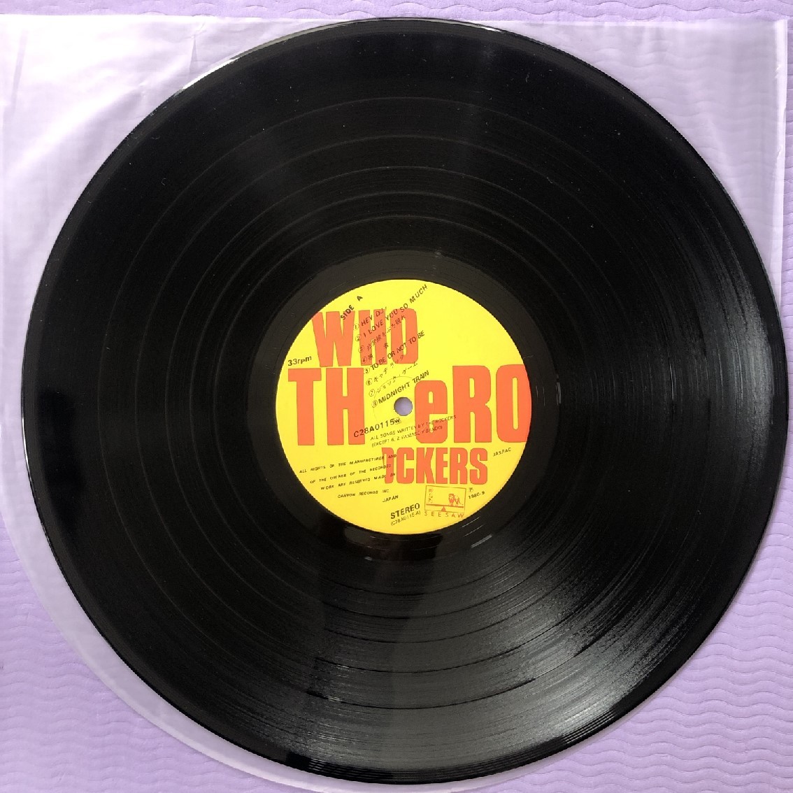 美ジャケ レア盤 ザ・ロッカーズ TH eROCKERS 1980年 LPレコード フー・ザ・ロッカーズ Who TH eROCKERS オリジナル盤 帯付 Japanese punk_画像8