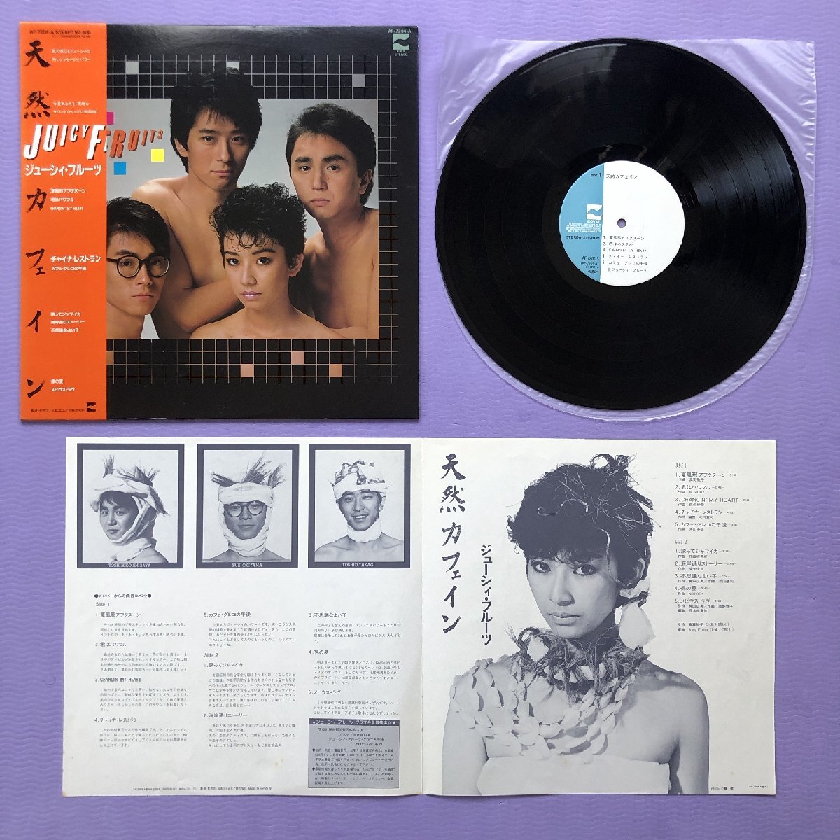 レア盤 ジューシー・フルーツ Juicy Fruits 1983年 LPレコード レア盤 ジューシー・フルーツ Juicy Fruits 1983年 LPレコード