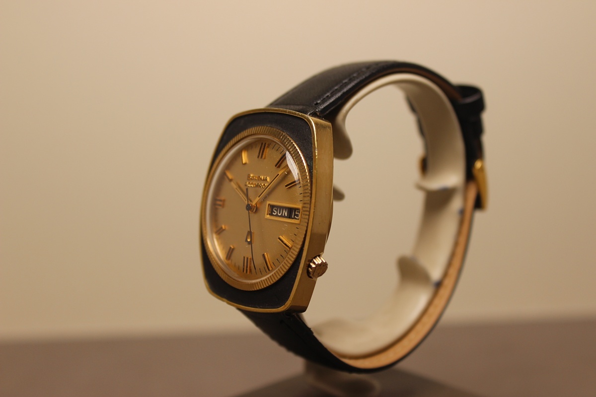 ☆BULOVA ACCTRON アキュトロン 218 N3 1973年 ☆10K GOLD PLATED CASE