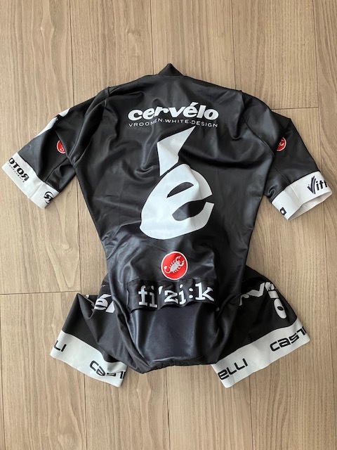 Cervelo Test Team サーベロ テスト チーム TTスーツ スキンスーツ 選手支給品 Sサイズ（日本M相当）超希少 used 1000円スタート_画像5