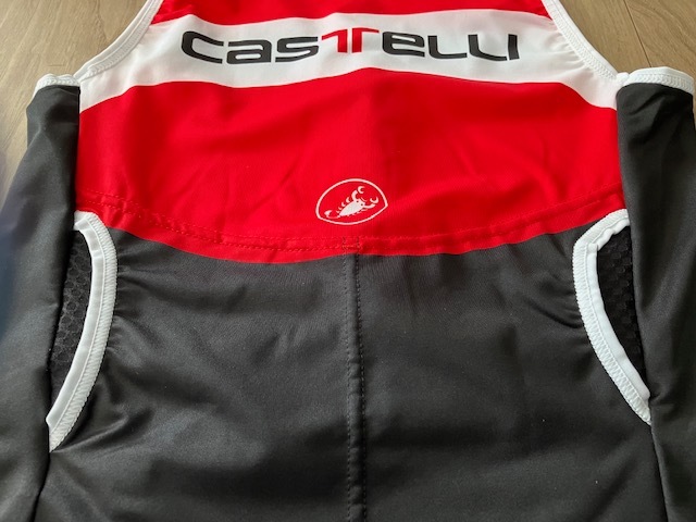 castelli カステリ シングレット トライアスロン ロードバイク ノースリーブ サイズS（日本M相当のタイトフィット）used その2_画像7
