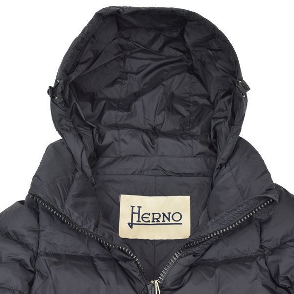 新品【44サイズ】HERNO ヘルノ POLAR-TECH ダウンコート/ダウンジャケット/ブラック/PI0660D 12004 9389 - 6