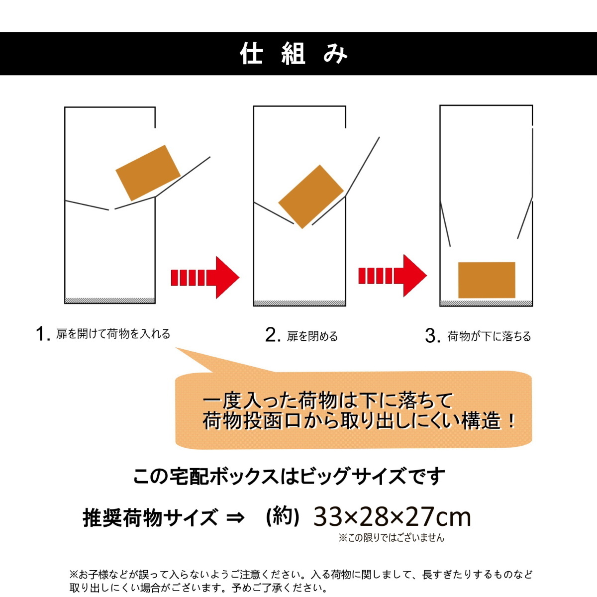 【特別セール】宅配ボックス 送料無料 おしゃれ 人気 大容量郵便ポスト ビッグサイズ グリーン 緑色宅配BOX　pm4703_画像3