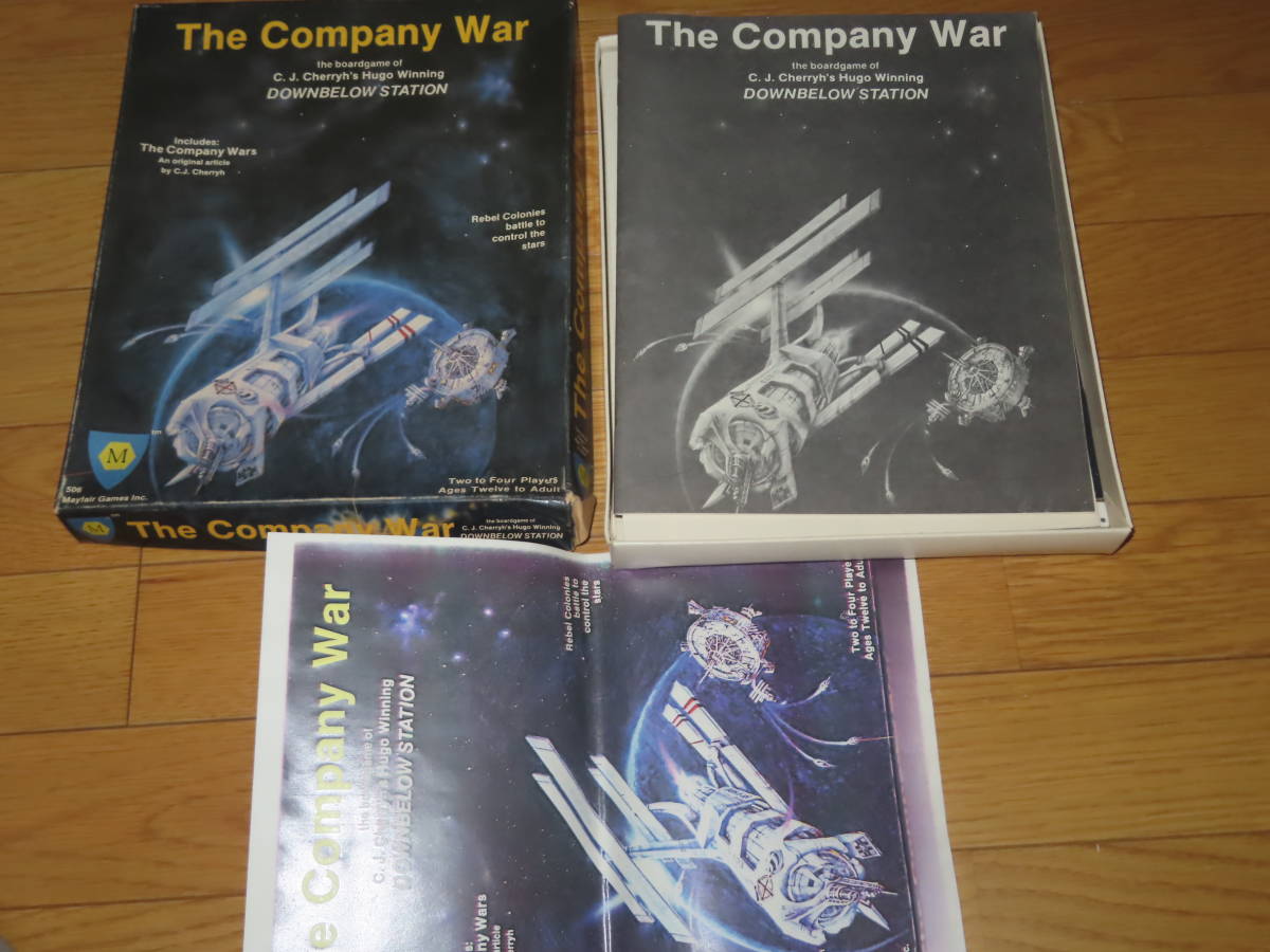 未切り離し　The Company War ・ The Boardgame of C.J. Cherryh's Downbelow Station/ Mayfair Games ボードゲーム　ウォーゲーム
